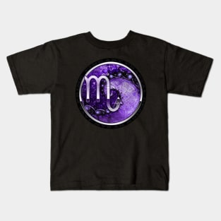 Beautiful Violet Spiral for Nocturne of Scorpio Kids T-Shirt